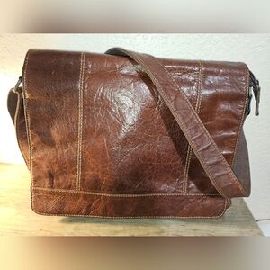 Jack George Leather Computer Crossbody